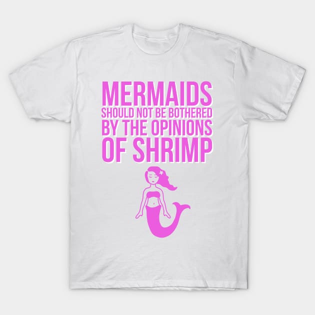 Mermaids should not be bothered T-Shirt by madeinchorley